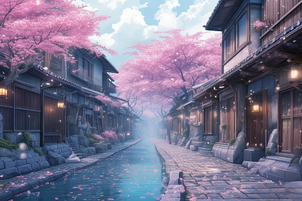 穗织小镇风景